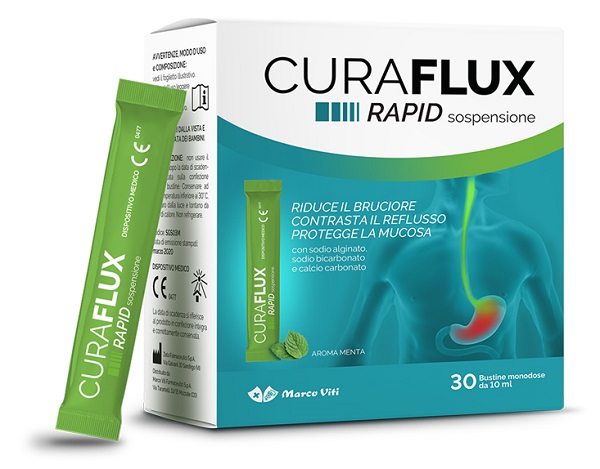 CURAFLUX RAPID SOSPENSIONE ORALE 30 BUSTINE - Farmacianuova.eu