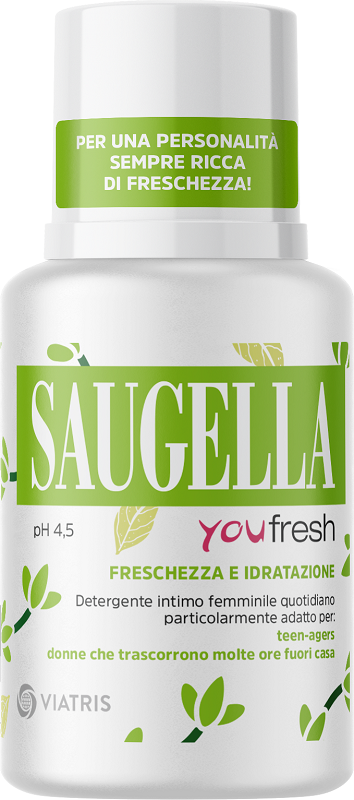 SAUGELLA YOU FRESH PH 4,5 FRESCHEZZA E IDRATAZIONE DETERGENTE INTIMO 100 ML - Farmacianuova.eu