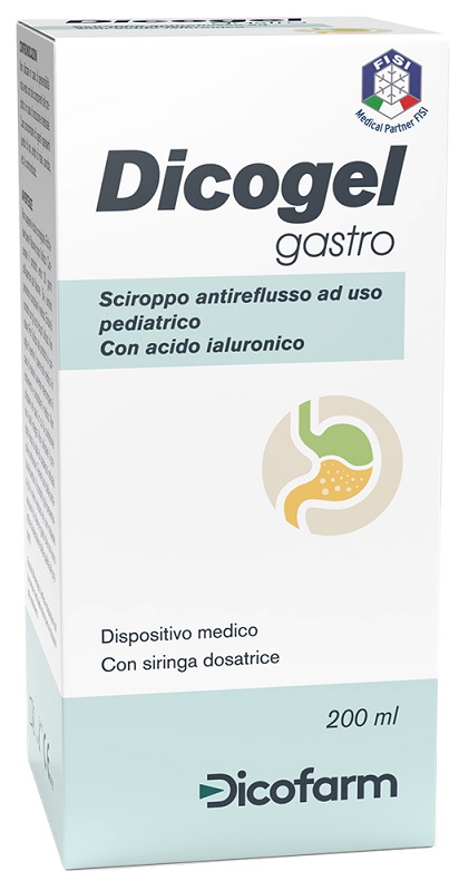 SCIROPPO ANTIREFLUSSO PEDIATRICO DICOGEL GASTRO 200 ML - Farmacianuova.eu