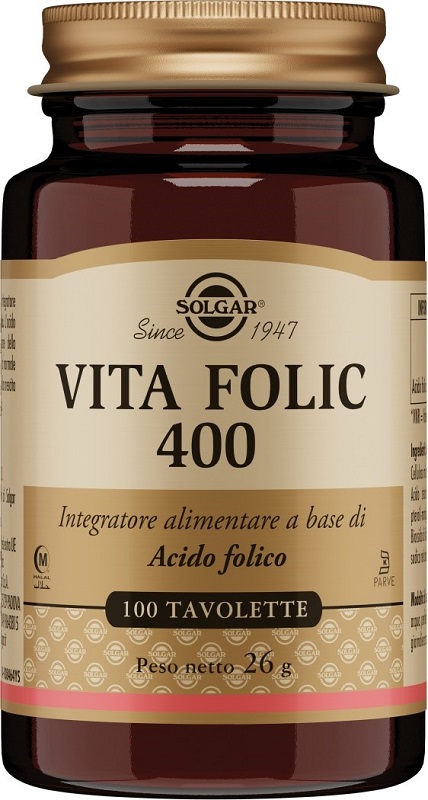 VITA FOLIC 400 100 TAVOLETTE - Farmacianuova.eu