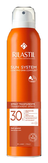 RILASTIL SUN SYSTEM TRANSPARENT SPRAY SPF30 200 ML - Farmacianuova.eu