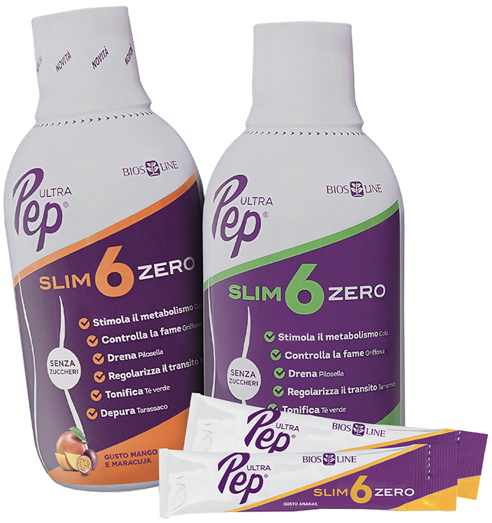ULTRA PEP SLIM 6 ZERO ANANAS 500 ML BIOSLINE - Farmacianuova.eu