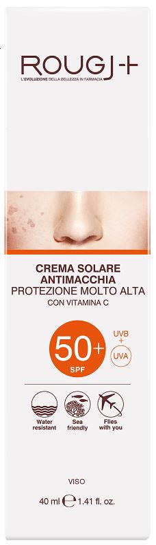 ROUGJ SOLARE SPF50+ VISO ANTIMACCHIA VITAMINA C 40 ML - Farmacianuova.eu