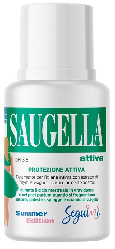 SAUGELLA ATTIVA PH 3,5 PROTEZIONE ATTIVA DETERGENTE IGIENE INTIMA 100 ML - Farmacianuova.eu