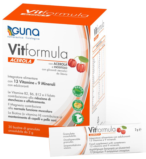 VITFORMULA ACEROLA 30 STICK 2 G - Farmacianuova.eu