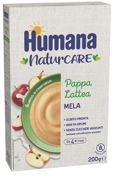 HUMANA PAPPA LATTEA MELA 200 G - Farmacianuova.eu
