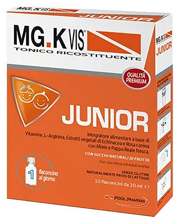 MGK VIS TONICO RICOSTITUENTE JUNIOR 10 FLACONCINI DA 10 ML - Farmacianuova.eu