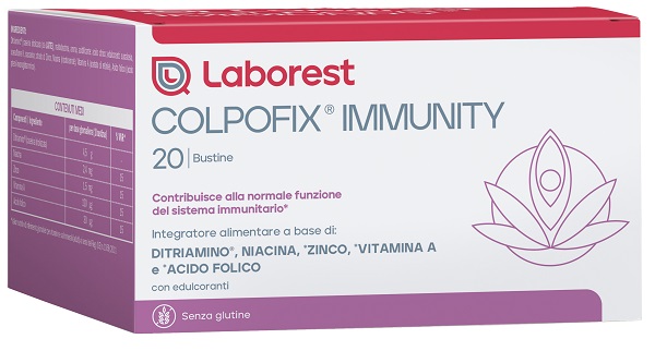 COLPOFIX IMMUNITY 20 BUSTINE SENZA GLUTINE CON EDULCORANTI - Farmacianuova.eu