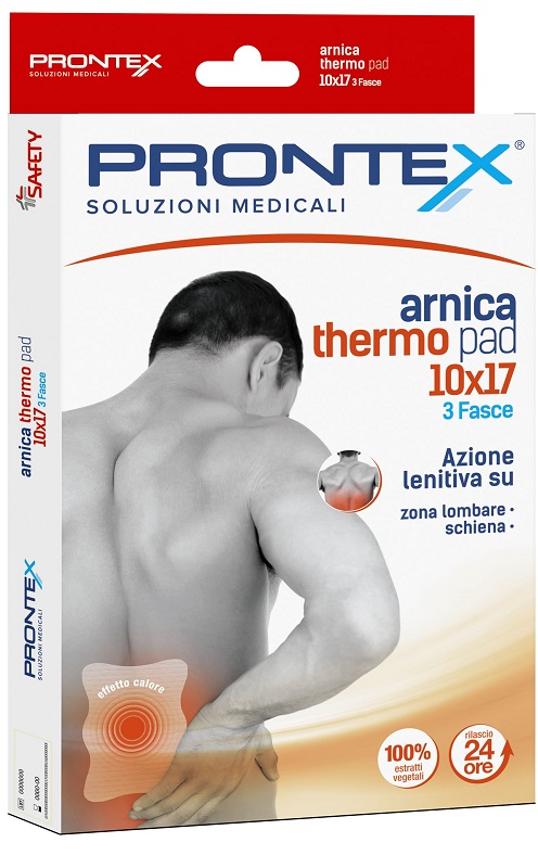 FASCIA PRONTEX ARNICA THERMO PAD 10 X 17 3 PEZZI - Farmacianuova.eu