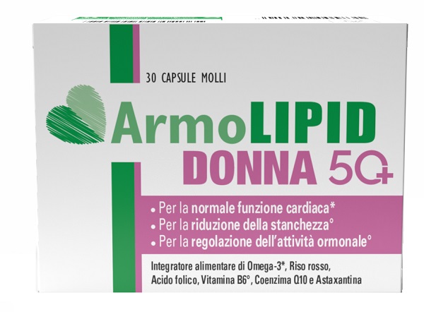 ARMOLIPID DONNA 50+ 30 CAPSULE MOLLI - Farmacianuova.eu