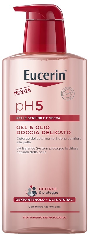 EUCERIN GEL & OLIO DOCCIA DELICATO 400 ML - Farmacianuova.eu