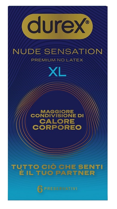 PRESERVATIVO DUREX NUDE SENSATION XL 6 PEZZI - Farmacianuova.eu