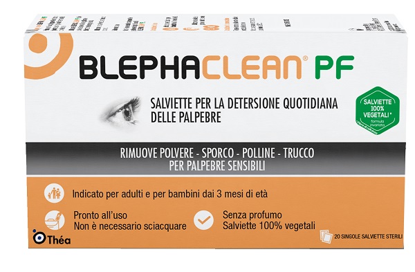 BLEPHACLEAN PF SALVIETTE DETERSIONE QUOTIDIANA PALPEBRE 20 PEZZI SENZA PROFUMO - Farmacianuova.eu