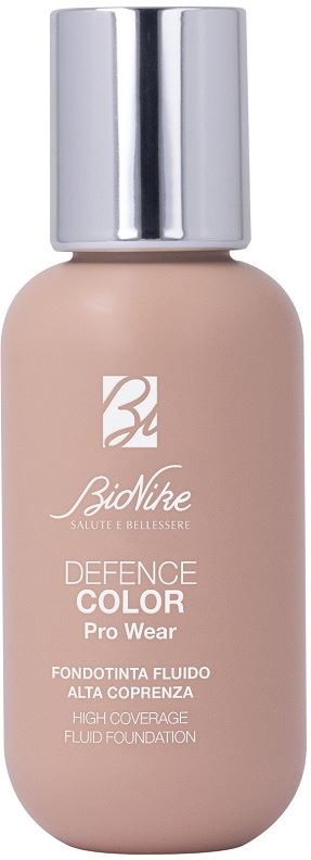 DEFENCE COLOR PRO WEAR FONDOTINTA FLUIDO ALTA COPRENZA N4 BEIGE 50 ML - Farmacianuova.eu