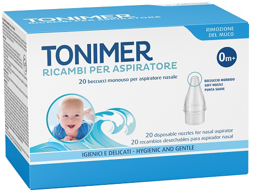 RICAMBI ASPIRATORE NASALE TONIMER 20 PEZZI - Farmacianuova.eu