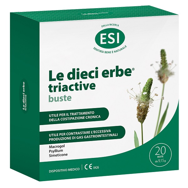 ESI LE DIECI ERBE TRIACTIVE 20 BUSTINE - Farmacianuova.eu