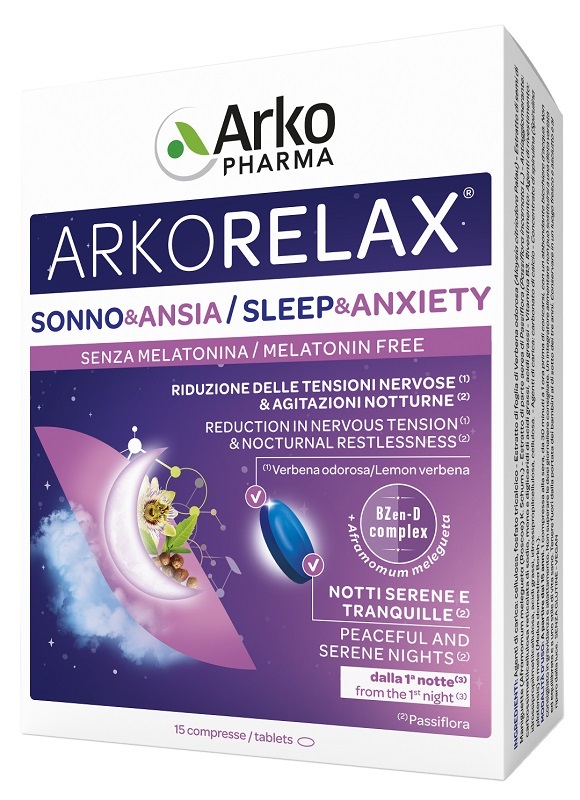 ARKORELAX SONNO&ANSIA 15 COMPRESSE - Farmacianuova.eu