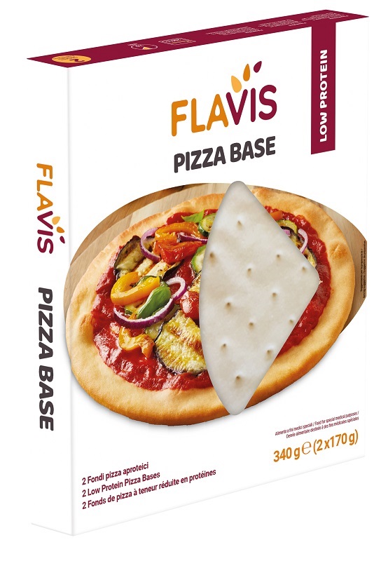 FLAVIS PIZZA BASE 2 FONDI PIZZA APROTEICI DA 170 G - Farmacianuova.eu