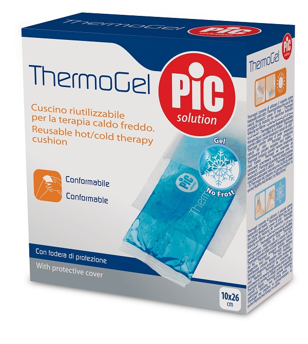 CUSCINO THERMOGEL 10X26 CM TERAPIA CALDO FREDDO CON FODERA ITC - Farmacianuova.eu