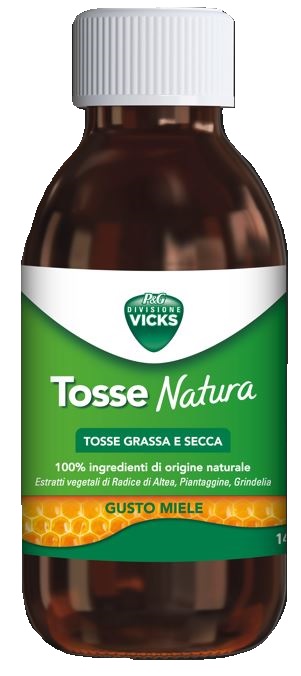 VICKS TOSSE NATURA TOSSE GRASSA E SECCA GUSTO MIELE 140 ML - Farmacianuova.eu