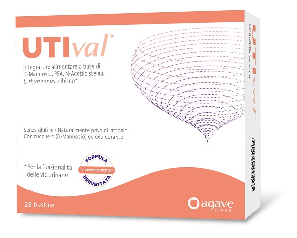 UTIVAL 28 BUSTINE NATURALMENTE PRIVO DI LATTOSIO CON ZUCCHERO D-MANNOSIO ED EDULCORANTE FORMULA BREVETTATA N. 102021000021134 - Farmacianuova.eu