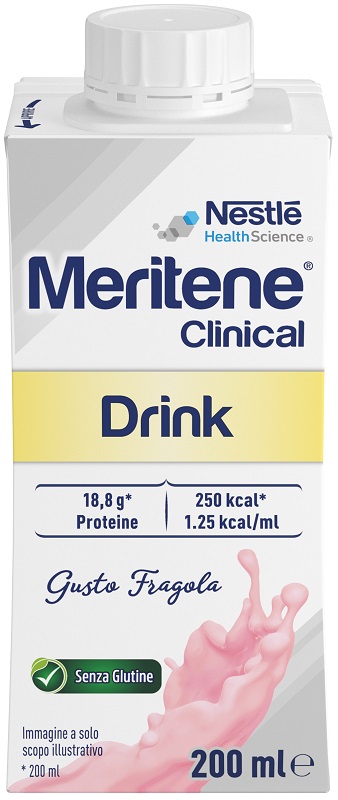 MERITENE CLINICAL DRINK FRAGOLA 200 ML - Farmacianuova.eu