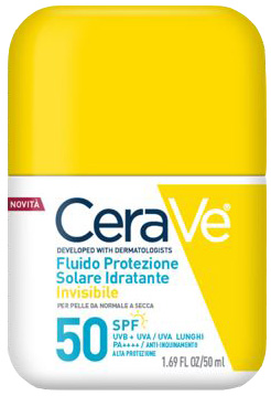 CERAVE FLUIDO PROTEZIONE SOLARE IDRATANTE INVISIBILE SPF50 50 ML - Farmacianuova.eu