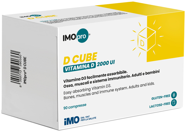 IMOPRO D CUBE 90 COMPRESSE 600 MG - Farmacianuova.eu