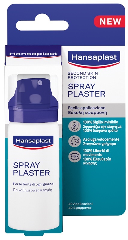 HANSAPLAST SECOND SKIN PROTECTION SPRAY PLASTER 40 ML - Farmacianuova.eu