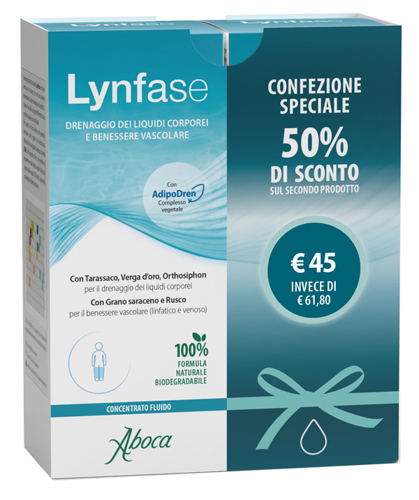 LYNFASE FLACONE CONFEZIONE SPECIALE 1+50% 1+1 DEL 989638489 - Farmacianuova.eu