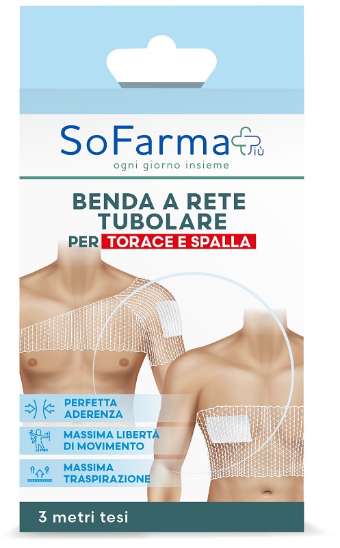 BENDA A RETE TUBOLARE SOFARMAPIU' PER TORACE E SPALLE 3 METRI TESI - Farmacianuova.eu
