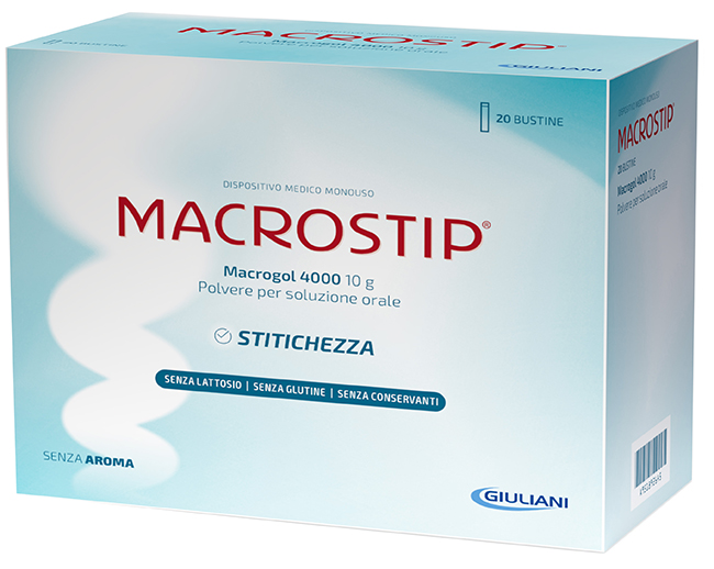 MACROSTIP 20 BUSTINE 10 G SENZA GLUTINE SENZA LATTOSIO - Farmacianuova.eu