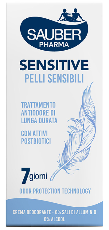 SAUBER DEO 7 GIORNI SENSITIVE PELLI SENSIBILI CREMA 35 ML - Farmacianuova.eu