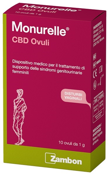 MONURELLE CBD 10 OVULI 1 G - Farmacianuova.eu