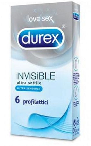 DUREX INVISIBLE PROFILATTICO 6 PEZZI - Farmacianuova.eu