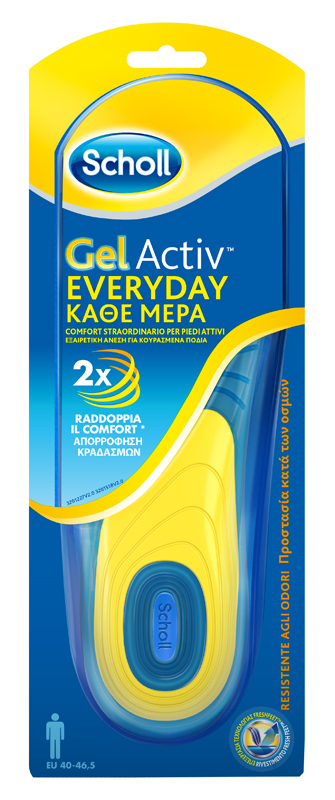 SCHOLL GEL ACTIV EVERYDAY UOMO - Farmacianuova.eu