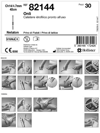 CATETERE IDROFILICO ONLI PRONTO ALL'USO 40 CM CH 14 30 PEZZI - Farmacianuova.eu