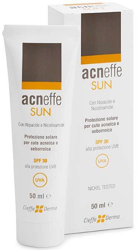 ACNEFFE SUN SPF 30 ALTA PROTEZIONE UVB PER CUTE ACNEICA E SEBORROICA 50 ML - Farmacianuova.eu