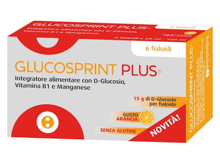 GLUCOSPRINT PLUS ARANCIA 6 FIALOIDI DA 25 ML - Farmacianuova.eu