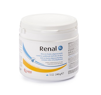 RENAL N MANGIME COMPLEMENTARE PER CANI E GATTI BARATTOLO 240 G - Farmacianuova.eu