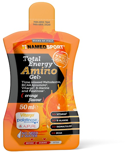 TOTAL ENERGY AMINO GEL ORANGE FLAVOUR 50 ML - Farmacianuova.eu