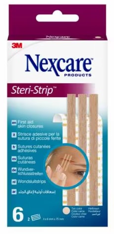 CEROTTO PER SUTURA STERI STRIP SKIN 6X75 MM 6 STRISCE - Farmacianuova.eu