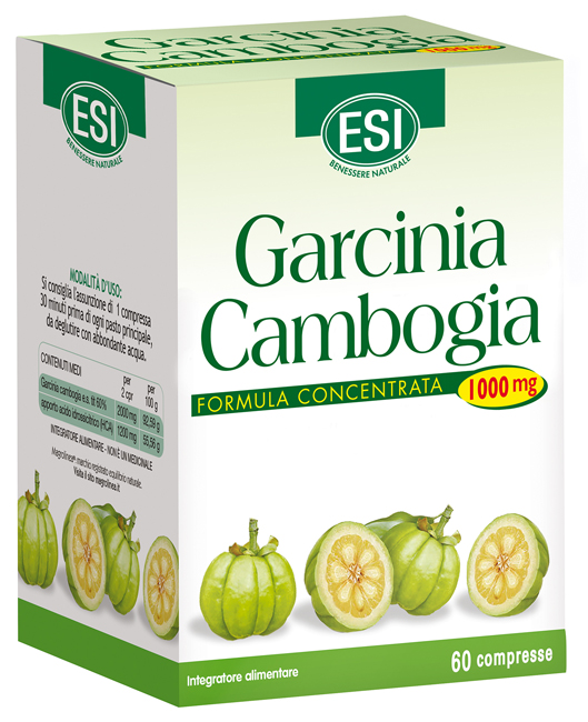 ESI GARCINIA CAMBOGIA 1000 MG 60 COMPRESSE - Farmacianuova.eu