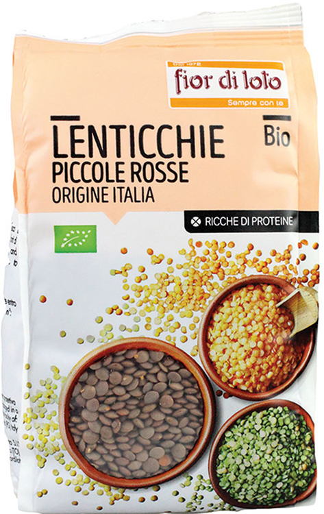 LENTICCHIE PICCOLE ROSSE ITALIA BIO 400 G - Farmacianuova.eu