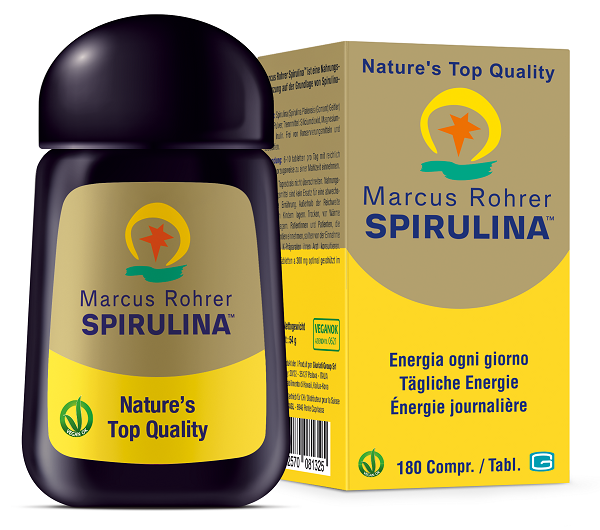 SPIRULINA MARCUS ROHRER 180 COMPRESSE - Farmacianuova.eu