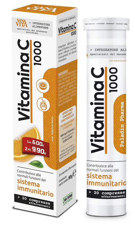 SANAVITA VITAMINA C 20 COMPRESSE EFFERVESCENTI - Farmacianuova.eu