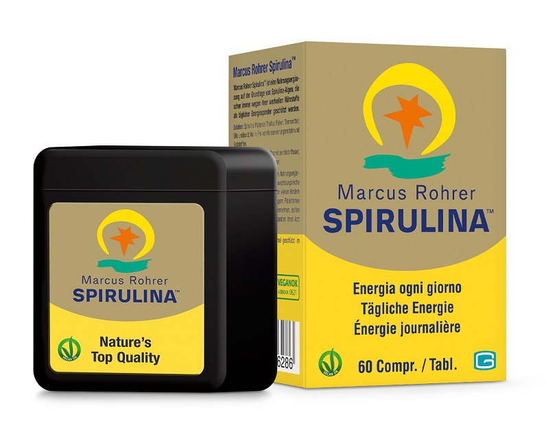SPIRULINA MARCUS ROHRER TASCABILE 60 COMPRESSE - Farmacianuova.eu