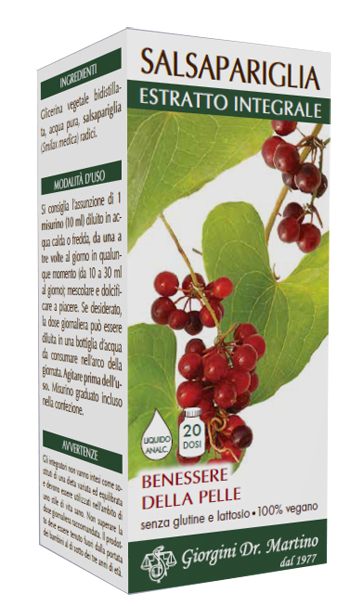 SALSAPARIGLIA ESTRATTO INTEGRALE 200 ML - Farmacianuova.eu