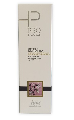 HINO NATURAL SKINCARE PRO BALANCE GENTLE NUTRA MILK DETERGENTE PELLI SECCHE E SENSIBILI 200 ML - Farmacianuova.eu