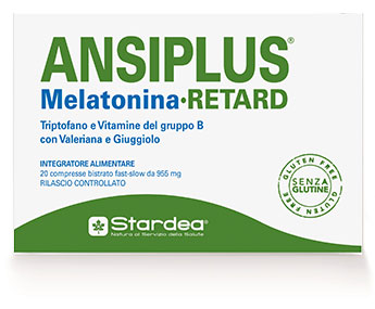 ANSIPLUS RETARD MELATONINA 20 COMPRESSE BISTRATO FAST SLOW 955 MG - Farmacianuova.eu